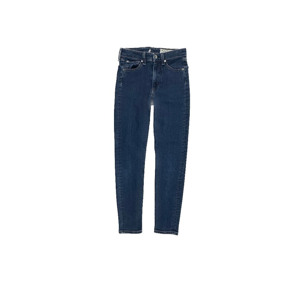Rag & Bone Nina High Rise Skinny Women's size 25 Dark Wash Blue Denim Jeans